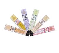 SVATV Bâton d'encens Ancien Naturel roulé à la Main (Nagchampa, Bois de Santal, Lavande, Rose, Musc, Jasmin) - Parfum d’intérieur et aromathérapie Naturelle - 15 g x 6 | 90 g