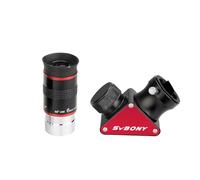 SVBONY Oculaire de télescope ultra grand angle de 68 degrés 6 mm et SV188P Miroir diélectrique 90 degrés Diagonal, 3,2 cm, accessoires de télescope pour télescopes astronomiques visuels
