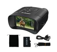 Svbony SA206 Jumelle Vision Nocturne, Zoom Numérique 8X, 3" HD Infrarouge élevé Vidéo 4K et Image 36MP, 5000mAh Rechargeable Lunette Vision Nocturne, Jumelle Nocturne pour Chasse avec Carte TF 32 Go
