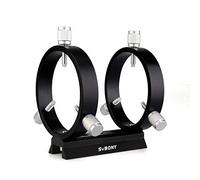 SVBONY SV116 Kit de bagues de Guidage pour télescope diamètre de Tube ou de viseur 43 mm à 70 mm avec Paire Idéal pour l'astrophotographie