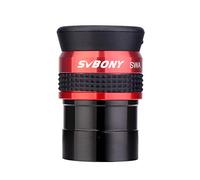 Svbony SV154 Oculaire Télescope, 1,25 Pouces 15mm 70 Degrés Oculaire Super Grand Angle FMC Lentille Achromatique Oculaire Planétaire pour l'Observation des Planètes Lunaires