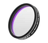 Svbony SV220 Filtre pour Télescope, SII et OIII, 7 nm Bi-Bande 1,25" Filtre Nébuleux, Profondeur de Coupure OD5, Accessoire pour Télescope, pour l'imagerie des Nébuleuses à Émission