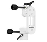Svbony SV225 Mini Monture Azimutale, Charge Maximale 5 kg Aluminium Monture Alt-azimutale, Accessoires pour Télescopes avec Angle Réglable Structure Creuse CNC, pour Observation Visuelle Astronomique