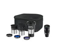 Svbony SV233 Kit se blottir avec SV135, PLOSSL 6 mm, 17 mm Oculaire, 2X Lentille de Barlow, Lunaire, ND4, 82 A Couleur Filtre, Un Sac Portable, 7-21 mm 1,25'' 57°-40° Oculaire Zoom