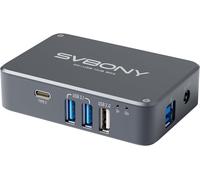 Svbony SV241 Télescope DC Power Adapter, Accessoires pour télescopes d'astronomie, 6 DC Power Output Astronomy Pocket Adapter, USB Hub Box pour la photographie du ciel profond