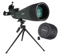 SVBONY SV28 100 mm Longue-vue Coudée et Caméra WiFi SC002 pour le tir sur cible, Grossissement 25-75x, Avec Trépied, Optique FMC HD