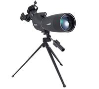 Svbony SV28 HD, Longue Vue Tir Sportif Puissante 25-75x70 | Tir à la Cible Observation Oiseaux Lune, Zoom 25-75x Fluide, Prisme BAK4 et Lentille avec Adaptateur Téléphone
