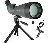 Svbony SV28 Lunette d'observation avec trépied, grand champ de vision, images claires et claires, HD Bak4 FMC avec adaptateur smartphone, pour tir sur cible, observation des oiseaux, observation