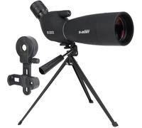 Svbony SV28PLUS Longue-Vue avec Trepied Adaptateur Smartphone, 25-75x70mm A5 Claret Red FMC BAK4 IP65 étanche, Lunette