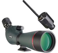 Svbony SV406P 80ED Longue-Vue avec 2MP WiFi Caméra, Double Focus, Remplacables 1.25 inch, Ed Verre BaK4 Prisme FMC Optique Etanche