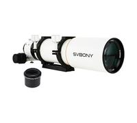 Svbony SV503 Télescope, Réfracteur OTA Achromatique, Magnitude Limite 11,6 | pour l'astrophotographie du Ciel Profond, Lentille Doublet Ed 80mm F7, avec Réducteur de Focale 0,8X 2‘’ FMC