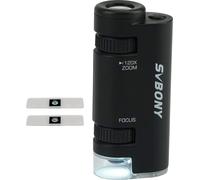 Svbony SV603 Microscope pour enfants avec lumière LED, loupe 60x-120x, microscope à main, mini microscope pour enfants et étudiants pour la biologie, l'observation de la nature