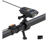 SVBONY SVGo C1 Caméra Sport 5 en 1, GPS, Compteur de Vitesse, Lampe, Caméra Embarquée, Klaxon, Caméra d'action 4K/30 IPS, Application Compatible (avec Carte TF 64 Go)