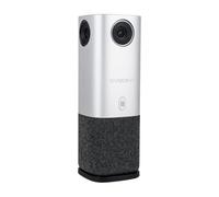 SVBONY SVN A1 360° 3-en-1 Caméra de Visioconférence, Reconnaissance Vocale par IA, 4-Mic-Enregistrement Vocal à 360°, Suppression de L'écho et du Bruit, Plug & Play,Compatible avec Zoom/Teams/Meet