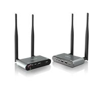 Svbony TransAir2 HDMI sans Fil Émetteur et Récepteur, Extension HDMI sans Fil,Prise en Charge 1TX à 4RX Max, 4K à 30 Hz 300 m, Latence 0,06 s, Portée Transmission de 300m avec Boucle de Sortie