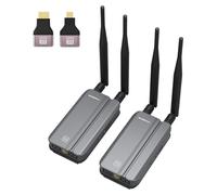 SVBONY TransAir3 HDMI sans Fil Émetteur et Récepteur, Extension HDMI sans Fil 1080P/60FPS 300m de Portée, App Surveillance, 0.06s Latence, Télécommande IR, pour Ordinateur Portable, TV, Projecteur