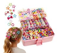 SVCEQZE Accessoires cheveux pour petites filles - Barrettes élastiques | Ensemble d'accessoires cheveux pour filles,Pour École, Robe, Déco, Anniversaire, Carnaval, Remplissage de Chaussette