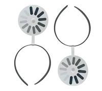 SVCEQZE Bandeau Symbol | Bandeau Épingle à Cheveux Noir avec Symbole - Élégants Accessoires Capillaires pour Concerts Festivals Musique Parade Événements à Thème