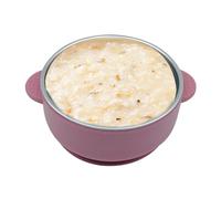 SVCEQZE Bol pour Aliments Bébé | Bol Bébé Incassable | Assiette à Ventouse Inoxydable Antibrûlure pour Repas Voyage Cuisine Snacks