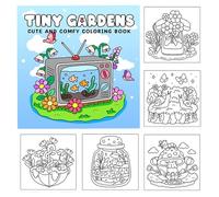 SVCEQZE Cahier De Coloriage Pour Adultes | Carnet de Dessin Éducatif,Livre Éducatif et Ludique pour Voyage, Vacances, Maternelle, Maison et Crèche