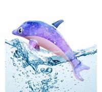 SVCEQZE Dauphin Gonflable de Piscine,Jouet De Plage Animalier - Déco De Fête À Thème - pour Les Garçons, Filles en Garderie Hôtel Resort Parc Lac Sorties Camping et Jardin de Vacances