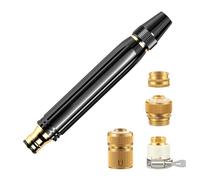 SVCEQZE Embout De Tuyau D'arrosage Robuste & Réglable, 15cm Embout De Tuyau D'arrosage Robuste Réglable - Buse De Nettoyage À, Buse De Tuyaus Haute Pression Pour Voiture,pelouse, Cour