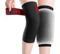 SVCEQZE Genouillères épaisses, genouillères d'hiver | Support de manches élastiques pour genoux - Le réchauffement doux du genou en hiver soutient le coussin de jambe pour les activités de plein air