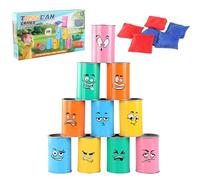 SVCEQZE Jeu De Lancer De Sacs | Sacs de Haricots Jeu Carnival Fête Foraine | Activité Interactive pour Jardin Plage Camping Événements Familiaux Fête Extérieur Maison