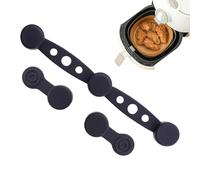 SVCEQZE Lot de 2 boucles magnétiques en silicone - 10,4 x 1,4 cm - Boucle magnétique - Friteuse à air chaud - Aimants Airfryer - Boucles en silicone magnétiques - Pièces de rechange pour tenir du