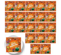 SVCEQZE Lot de 20 serviettes d'Halloween - Serviettes de fête - Décoratives - Pour événements scolaires, restaurants, concours de costumes