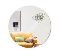 SVCEQZE Miroir Acrylique Rond adhésif 40 cm, Feuille de Miroir Acrylique Acry-LIC Mirr-Or Circ-Le, Autocollants muraux Adhésifs muraux Sticker décoratif M-irrors pour Salle de Bain