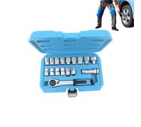 SVCEQZE Petite Clé À Douille | Clé Miniature Robuste avec,Cliquet À Coupe Rapide,pour Voiture Automobile Maison Usine Mécanique Atelier de Moto et Vélo