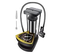 SVCEQZE Pompe à air pour vélo, équipement de sport multifonction, pompe à air avec manomètre - Pompe à pneu de vélo compacte pour moto, voiture électrique, scooter, berline et pick-up