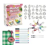 SVCEQZE Set De Peinture Pour | Set d'Activités Créatives de Peinture Interactif avec 12 Couleurs - Coffret à Effet 3D,pour et Garçons Nouvel An Maternelle Jardin d'Anniversaire