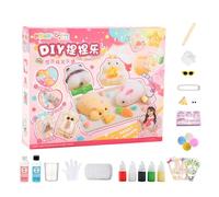 SVCEQZE Squishy Kit De Fabrication, 30.2x6x2 1 Cm Squishy Maker, Squishy Making, Jouets À Presser, Jouet À Presser en Forme d'animal De Compagnie, Jouet Sensoriel Mignon, Jouet À Rebon-d Lent