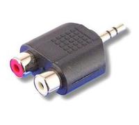 SVD Pro Jack 3,5 stéréo mâle / 2 RCA femelle - Adaptateurs audio