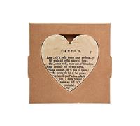SVE Stoneheart Coeur de Pierre, Fantaisie, marbre 10x10x2 cm Canto V