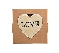 SVE Stoneheart Coeur de Pierre, Fantaisie, marbre 10x10x2 cm Capital Love