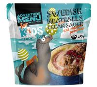 Švédské masové kuličky se smetanovou omáčkou a bramborovou kaší