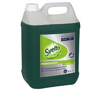 Svelto Professional Nettoyant manuel à vaisselle liquide concentré parfum citron pour le lavage à la main de vaisselle casseroles et verres - Réservoir de 5 litres