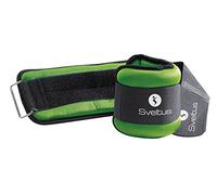 Sveltus 0942_1 kg - Bracelets lestés - 1 kg de lycra (la paire : 1 kg x 2) - Vert