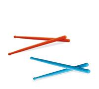 sveltus 2 paires de baguettes Fit Sticks Drum It! Combinaison partenaire en bleu et orange Agility Drum, orange/bleu