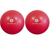Sveltus Balle d'exercice Framboise | Diamètre 25 cm (Lot de 2)