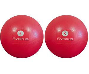 Sveltus Balle d'exercice Framboise | Diamètre 25 cm (Lot de 2)