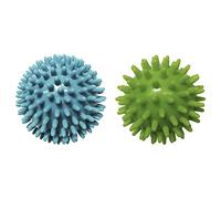 Sveltus Balles à Picots Strong Adulte Unisexe, Turquoise, 9 cm & Balles à Picots Soft Adulte Unisexe, Vert, 7 cm