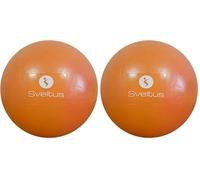 Sveltus Ballon pédagogique Adulte Unisexe, Orange, 25 cm (Lot de 2)