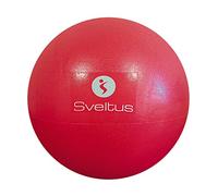 Ballon pédagogique SVELTUS rouge Ø22/24 cm pour renforcement musculaire et gymnastique douce