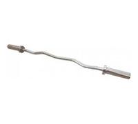 Sveltus barre d'haltère acier plié avec attaches argent 120 cm Argent G