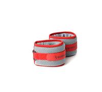 Sveltus Paire de bracelets aquatiques, 500 g chacun, couleur rouge et gris, 1kg