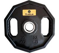 Sveltus plaque de poids Olympic 10 kg acier/caoutchouc noir Noir G